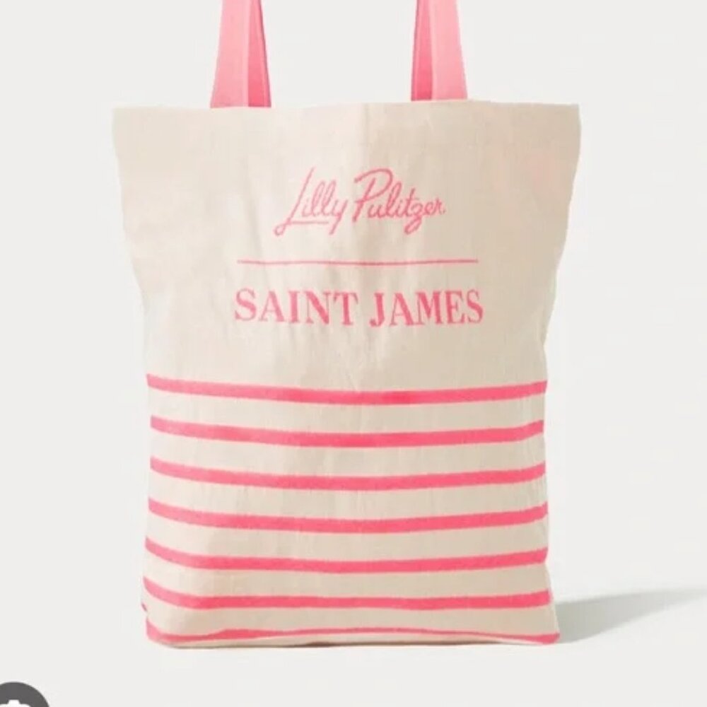 Lilly Pulitzer X Saint James Tote Bag